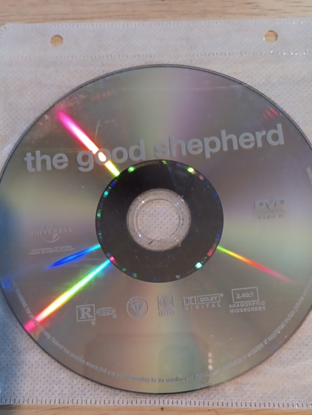 The Good Shepherd DVD *NO CASE*